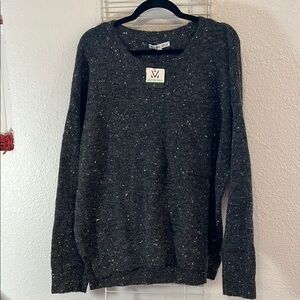 Michelle Mae Gray Crew Neck Sweater Classic Design